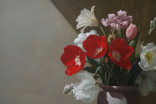 Flower painting | Whisper of Spring Hues by Art Whims