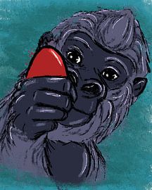Easter gorilla by Antiope33