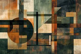 Vintage geometrie van Poster Art Shop