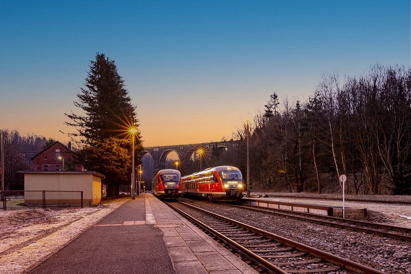 Erzgebirgsbahn Hetzdorf Viaduct van Johnny Flash