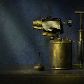 Modern still life with old burner by Silvia Thiel