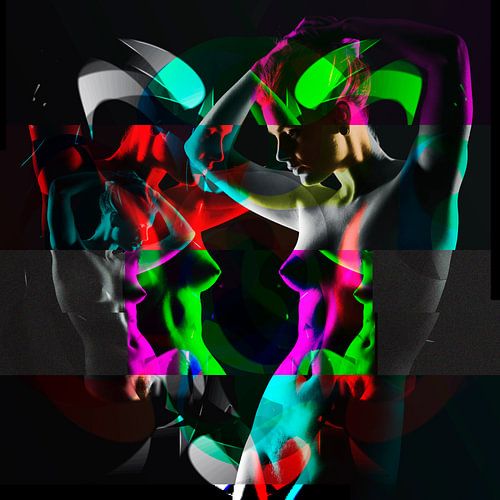 Nude and eroticism and sensuality