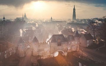 Amersfoort im Nebel von Auke Hamers