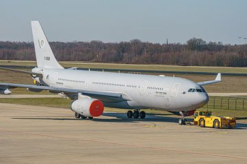 Airbus A330 MRTT op vliegbasis Eindhoven.