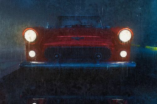 50's Painted Red Convertible