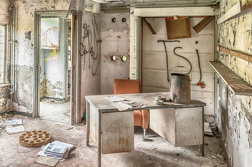 Bureau abandonné en Belgique
