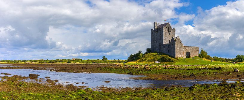 Panorama Dunguaire Castle, Ireland by Henk Meijer Photography