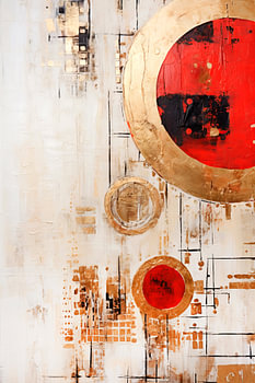 ABSTRACT ART Christmas ornaments