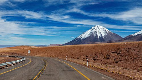 Het vulkaanlandschap van de Altiplano in Bolivia