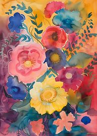 Aquarell Floral Nr. 8 von Andreas Magnusson