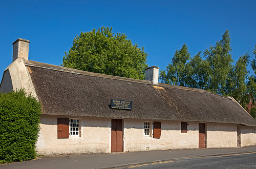Burns Cottage, Alloway, Ayrshire, Schottland, Vereinigtes Königreich