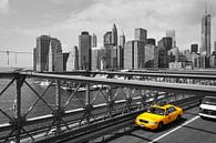 Manhattan (New York City) panorama - Yellow Cab von Alexander Mol Miniaturansicht