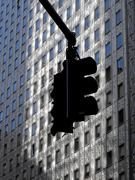 Stop (Ampel in Manhattan) von Jutta Klassen