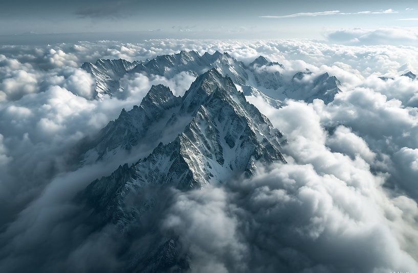 Über den Wolken von fernlichtsicht