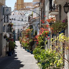 Bunte strasse in Estepona-2 von Sijmen van der Plicht