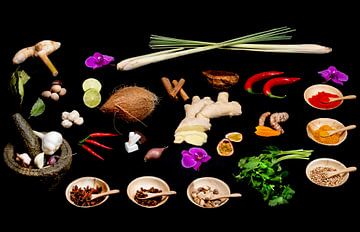 World of spices from Indonesia