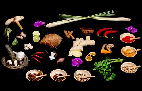 World of spices from Indonesia