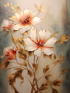 Blumen und Gold