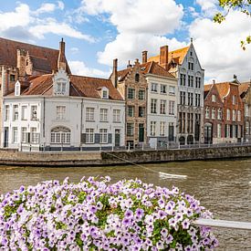 Kanaal in Brugge van Martine Moens