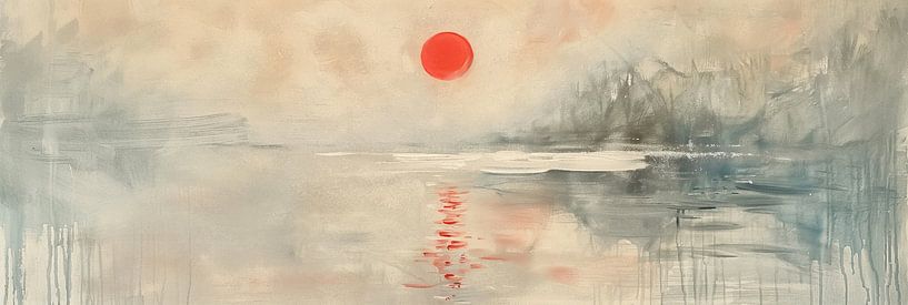 Stille bei Sonnenaufgang von Whale & Sons