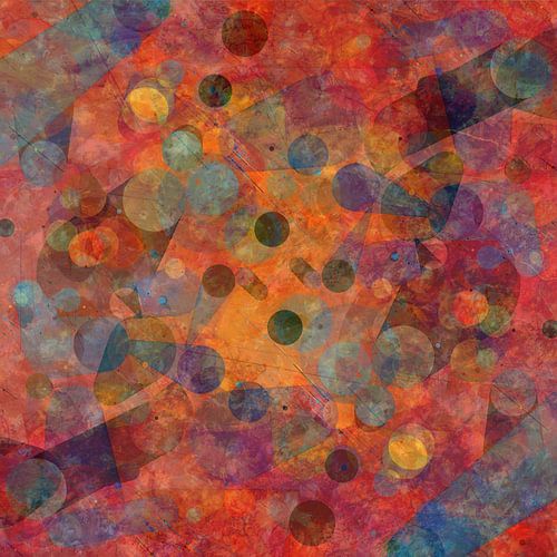 Kronkelend - abstracte digitale compositie