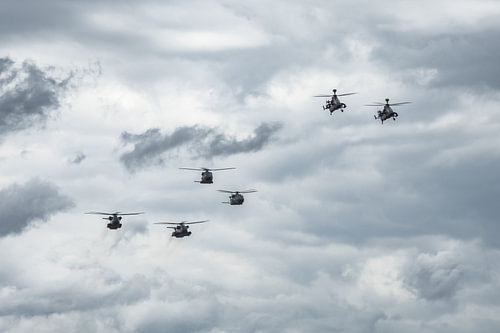 Imposante fly-by Luftwaffe helicopters tijdens ILA Berlijn 2026