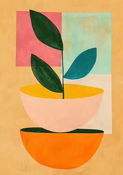 Abstract moderne vormen van Modern Collection