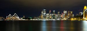 Sydney by Night en couleur, NSW Australie
