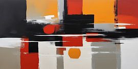 Painting abstract squares by WeLoveArt