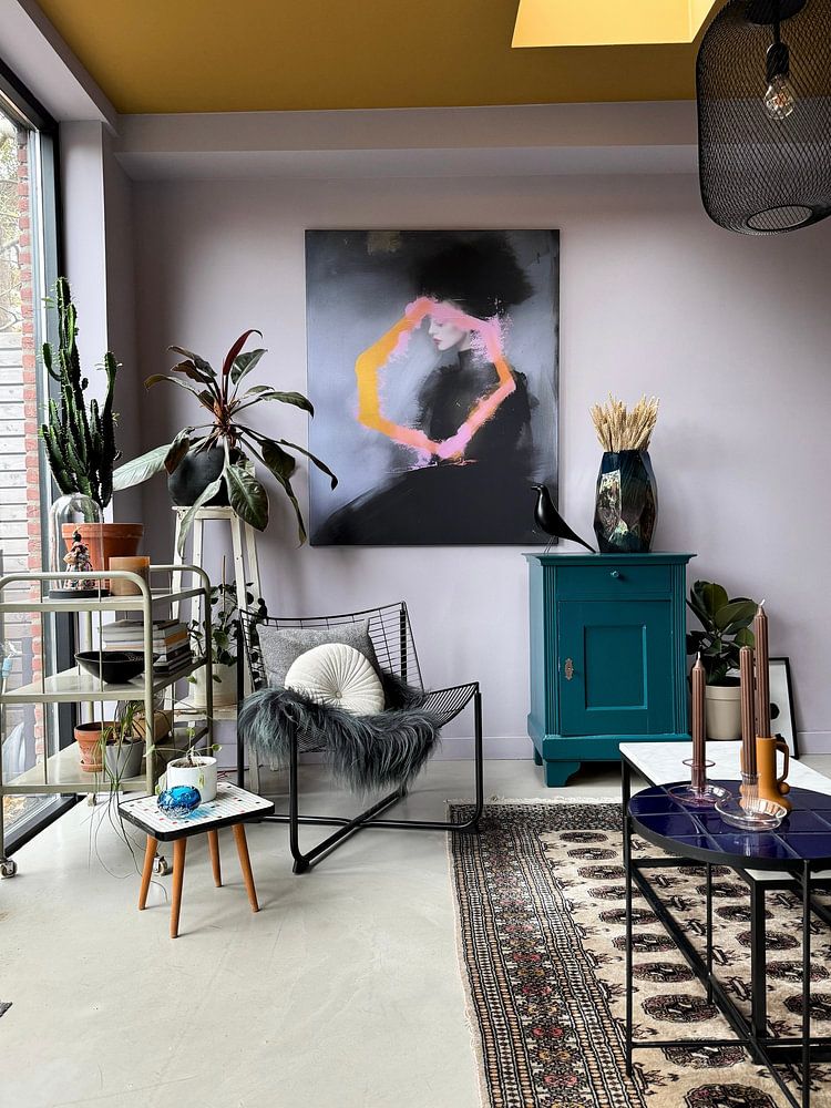 Abstraktes Porträt   von Carla Van Iersel 