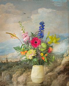 Classic floral scene