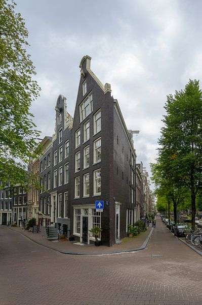 Prinsengracht corner Bloemgracht Amsterdam by Peter Bartelings