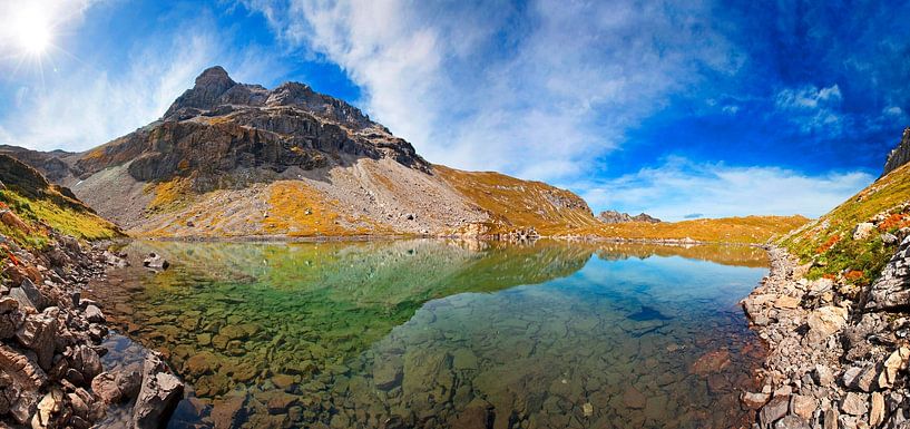 The Faulkogel is reflected in the Neukarsee lake by Christa Kramer
