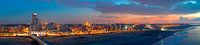 Panorama strand Scheveningen