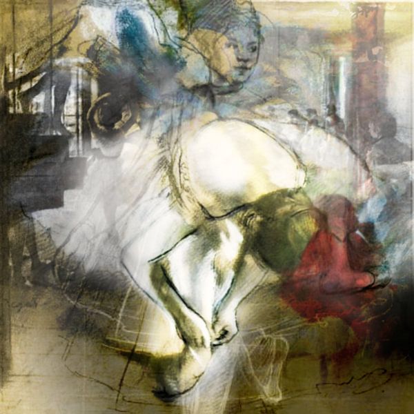 Collage Degas von Kirsti's Kunst