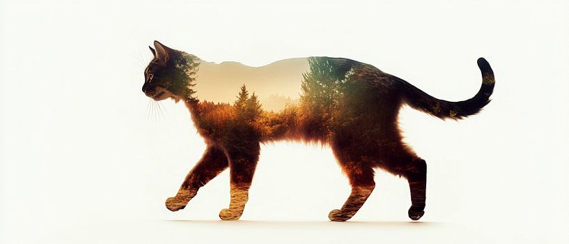 Cat Clearing by Poster Art Shop