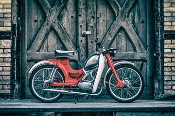 Zündapp Combinette met beenschild van Wilde50er