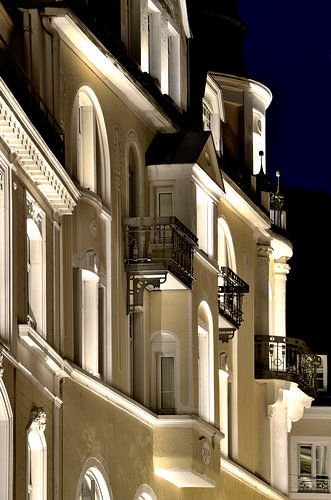 Baden-Baden, illuminated town hall