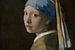 Fille sans boucle d'oreille et avec un airpod blanc (Vermeer) sur Gig-Pic by Sander van den Berg