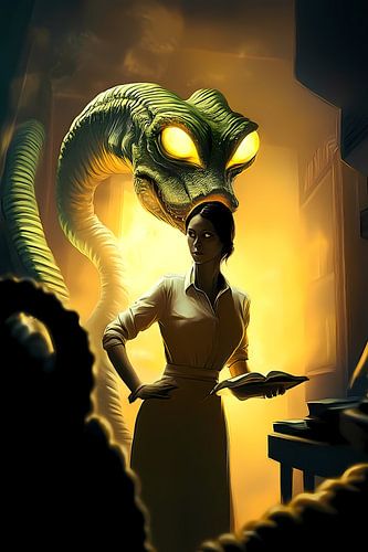 Beleuchteter Wächter