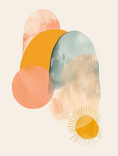 Bohème, moderne und abstrakte Formen