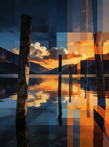 Soirée au bord du lac