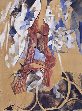 Eiffelturm von Robert Delaunay van Peter Balan