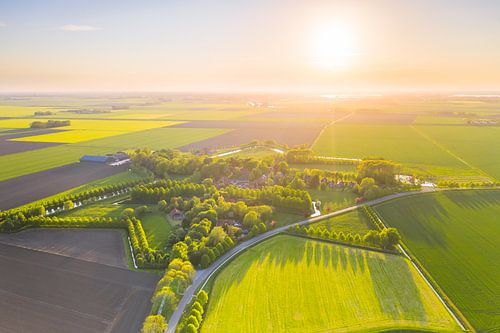 Zonsondergang boven Oudeschans