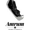 Amrum | Artistieke landkaart | Eilandsilhouet | Zwart en wit van ViaMapia