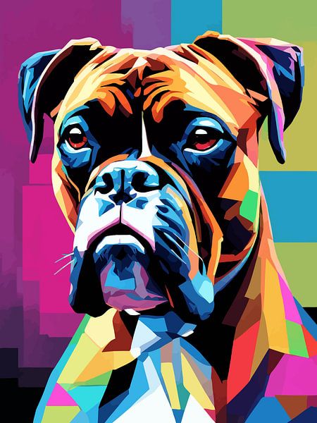 Boxer Pop Art von MIROKKU