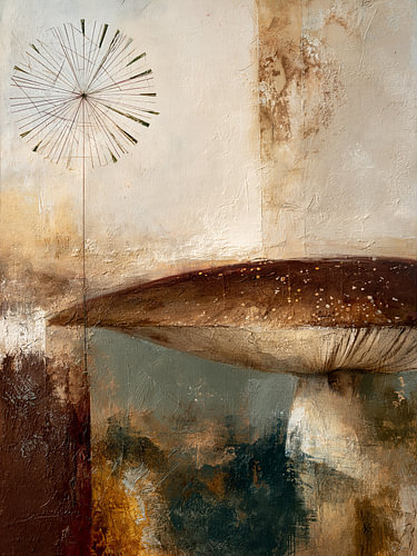 Mushroom and Dandelion