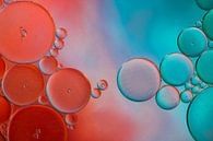 Olie op water, gekleurde ondergrond van Gert Hilbink thumbnail