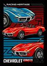 Chevrolet Corvette Stingray ZL1 1969 Car by Adam Khabibi thumbnail