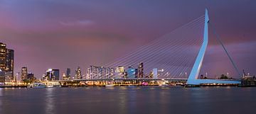 Rotterdam, City by night by Jolanda van Straaten